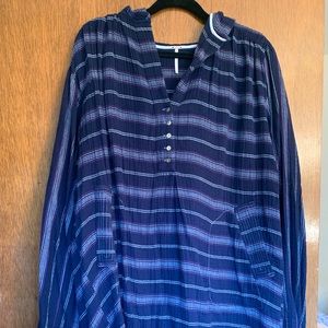Free People hooded tunic